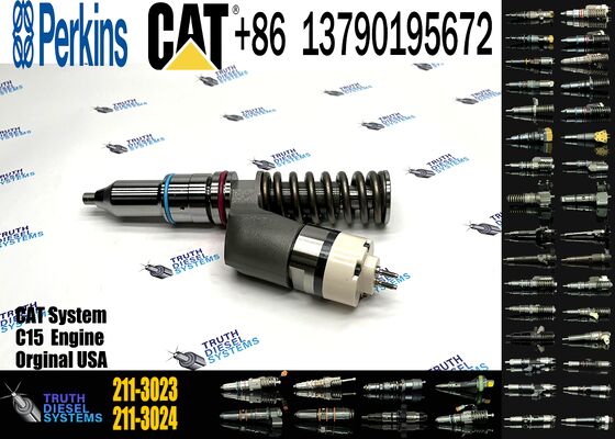 Common Rail Diesel Fuel Injector 211-3023 10R-8501 2113023 10R8501 for Ccaterpillar CAT C15 C16 3406E Diesel Engine