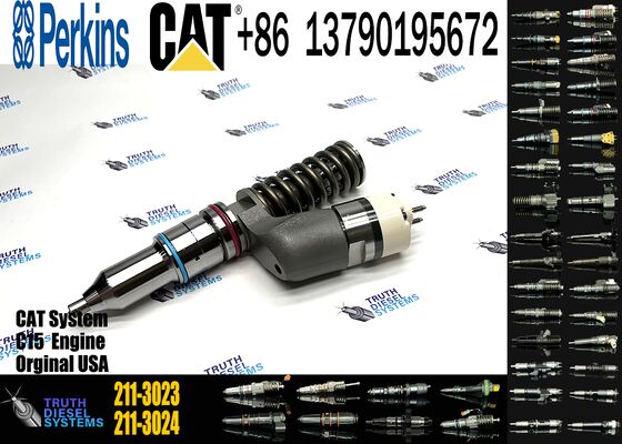 Common Rail Diesel Fuel Injector 211-3023 10R-8501 2113023 10R8501 for Ccaterpillar CAT C15 C16 3406E Diesel Engine